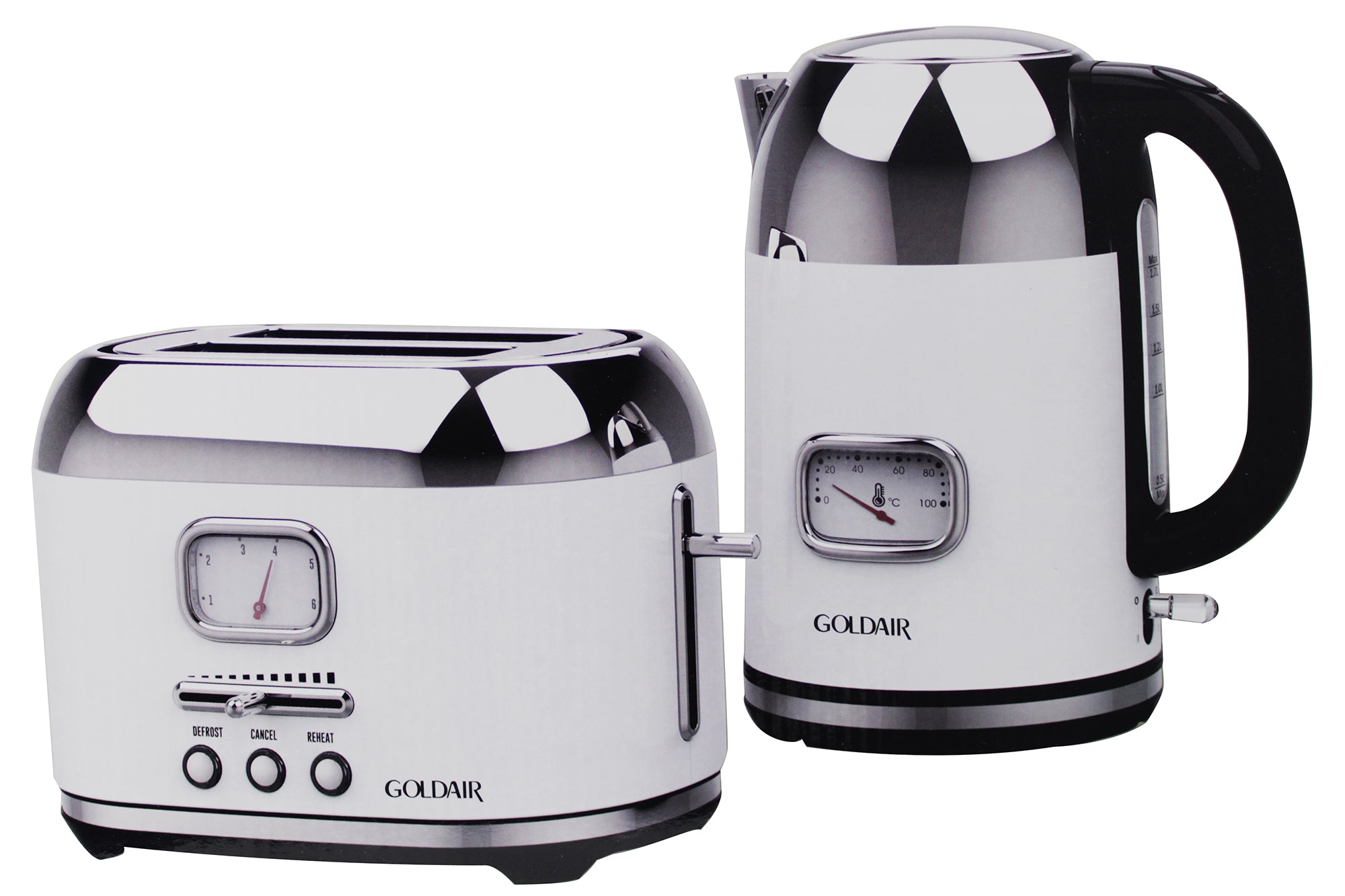 2 Slice Toaster 1.8L Electric Kettle Set Blender Grinder Cordless