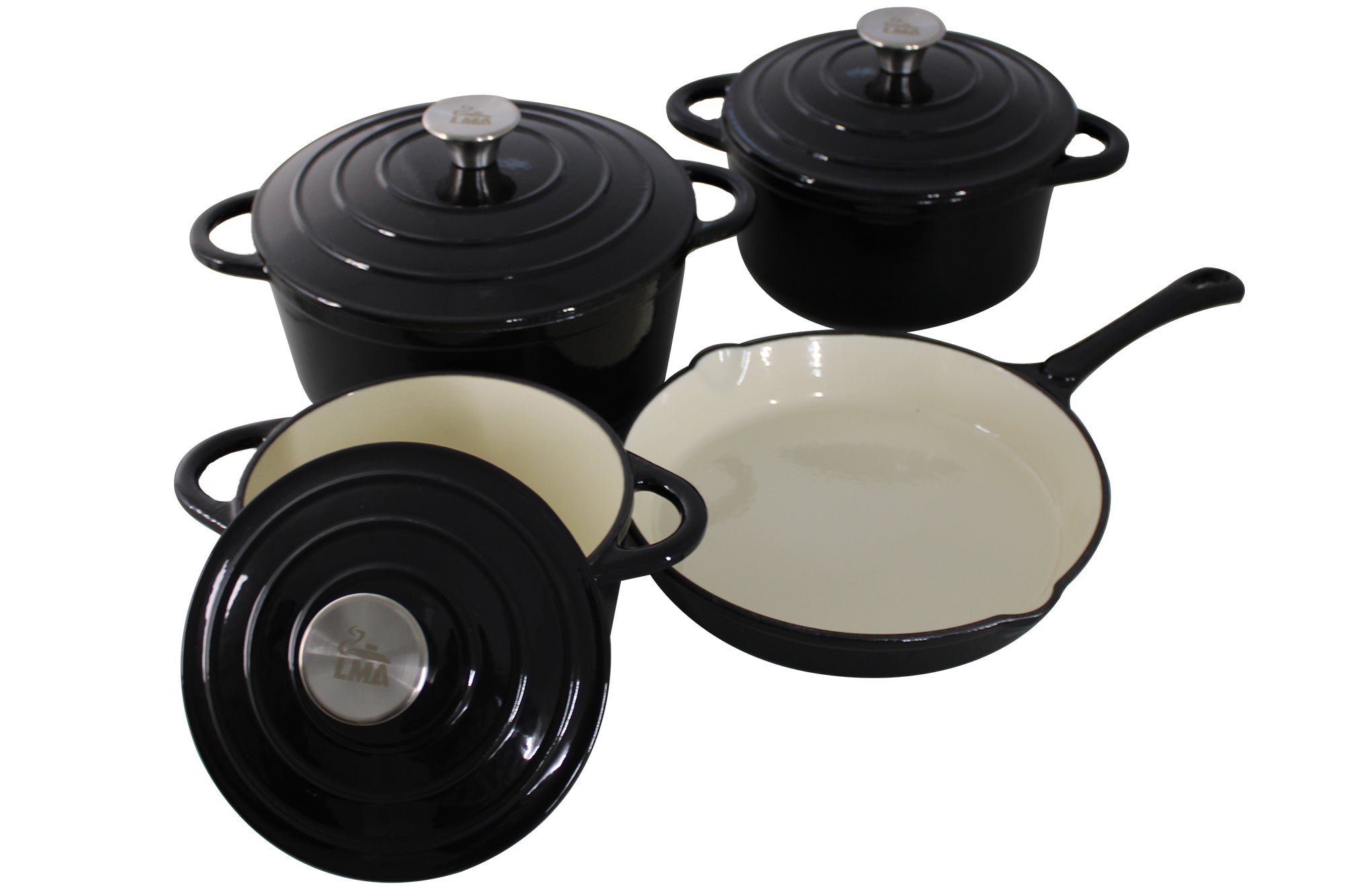 Cast iron shop dutch oven set