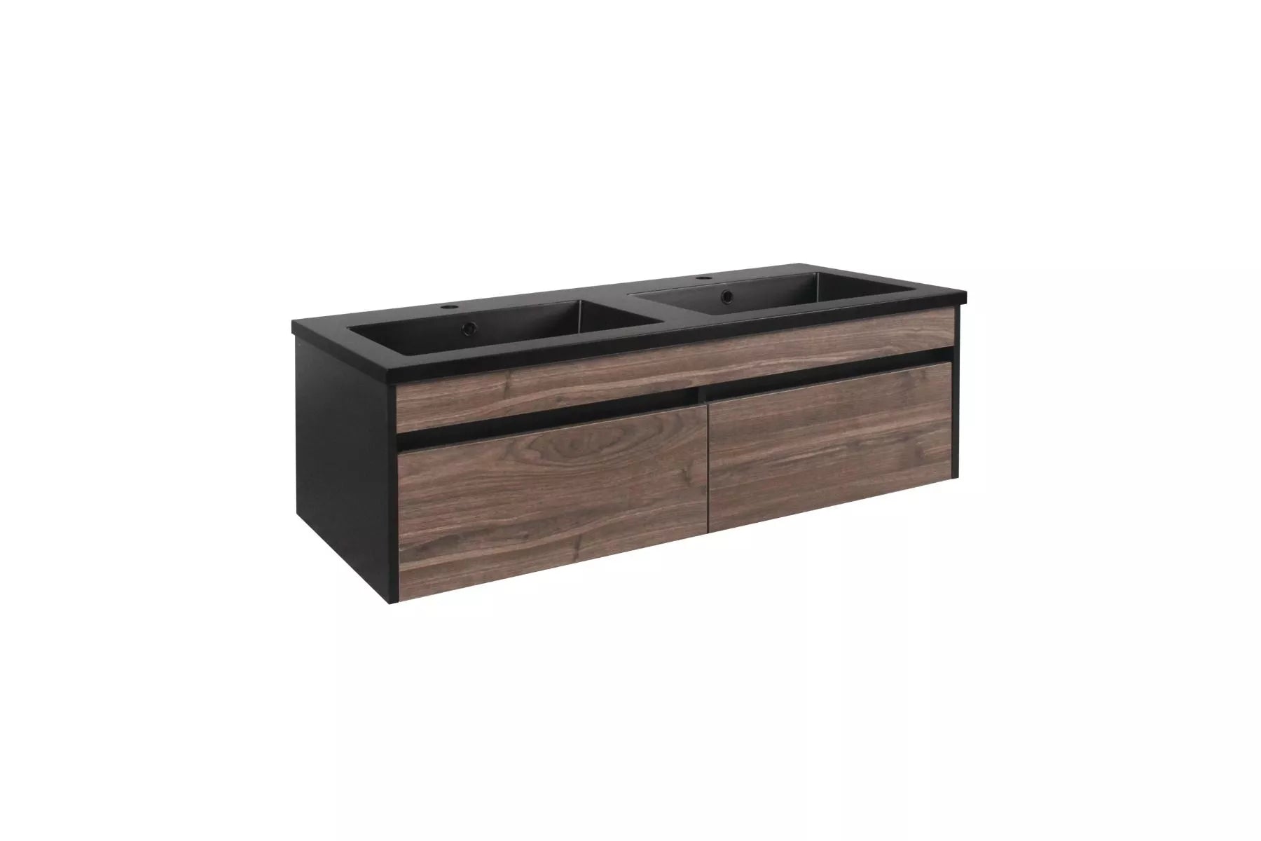 Bijiou Bathroom Cabinet Vague Noire 1200mm Walnut