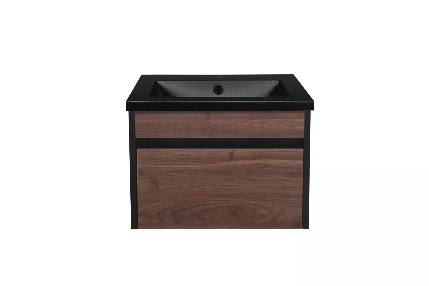 Bijiou Bathroom Cabinet Vague Noire 500mm Walnut