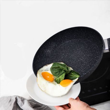 Convertible Granite Non-Stick Fry Pan 3 Piece Set - 20, 24 and 28cm