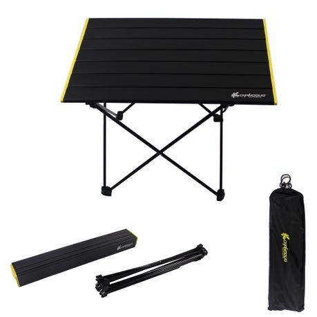 60x40x40cm Chanodug Roll Top Fold Up Lightweight Camping Table & Bag FX7077