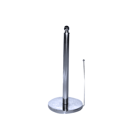 Stainless Steel Counter Top Paper Towel Holder with Tensioning Rod