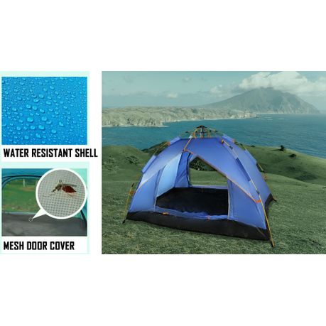 200x200CM Waterproof 3 Man Instant Dome Tent