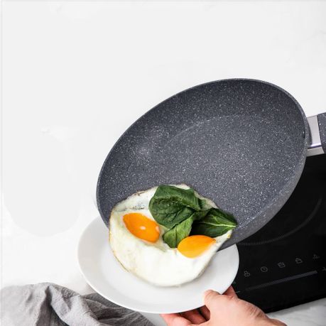 Convertible Granite Non-Stick Fry Pan 3 Piece Set - 20, 24 and 28cm