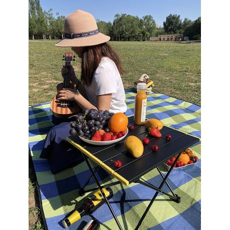 60x40x40cm Chanodug Roll Top Fold Up Lightweight Camping Table & Bag FX7077