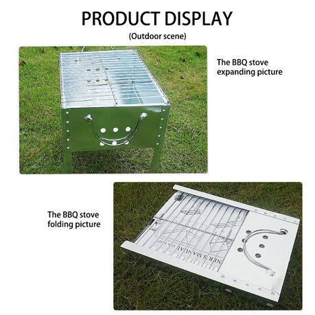 35x52.5x35cm Portable Four-Legged Yakitori Charcoal Grill FX-9205