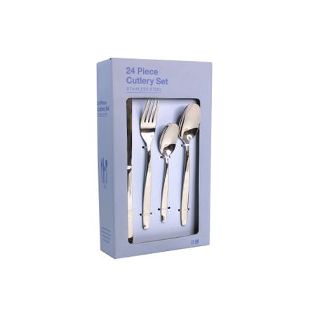 LM - 24 Pieces Stainless Steel Cutlery Set