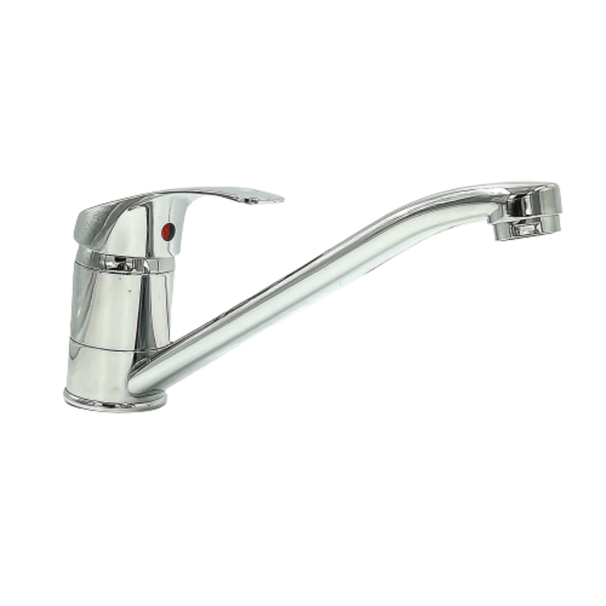 Kitchen Tap Sink Mixer Modern Single Lever Swivel Spout Chrome