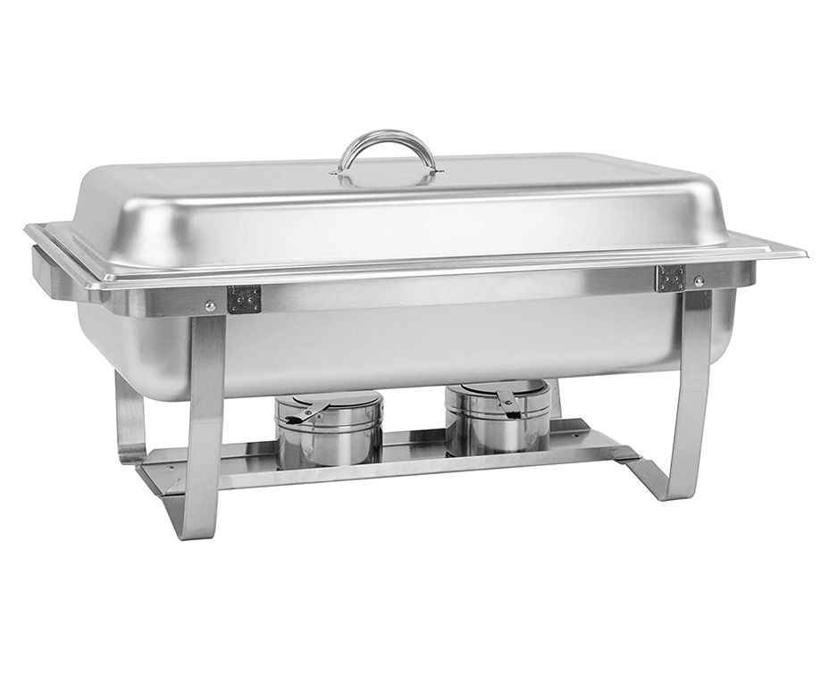 High Quality Stainless Steel Food Warming Single Pan Chafing Dish - 9 Ltr