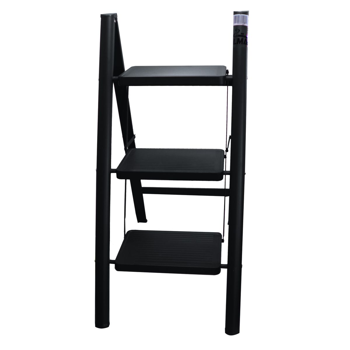 LMA 3 Step Home & Office Steel Folding Ladder - 90Kg Capacity