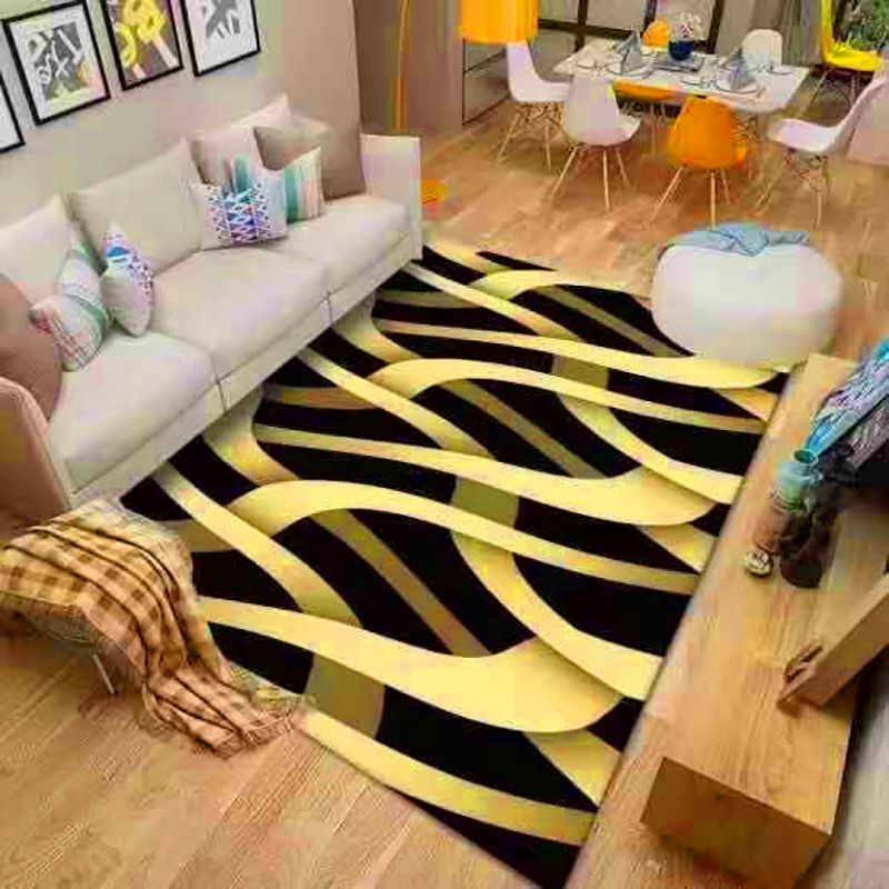 200cm by 150cm - Modern 3D Geometric Design Area 5 Rug