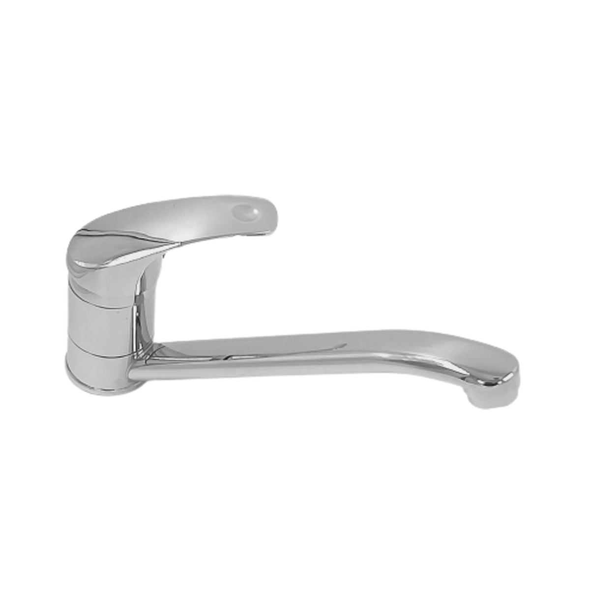 Kitchen Tap Sink Mixer Modern Single Lever Swivel Spout Chrome