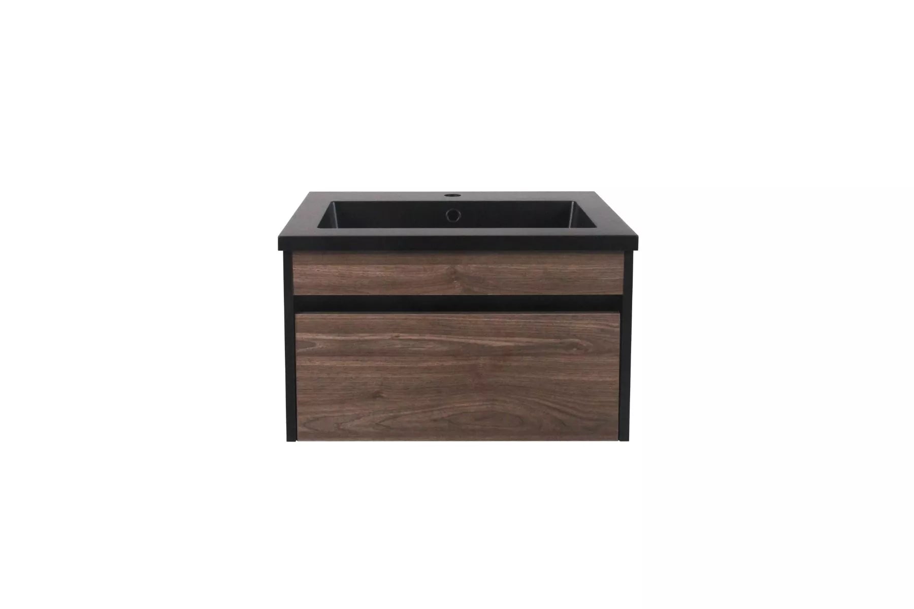 Bijiou Bathroom Cabinet Vague Noire 600mm Walnut