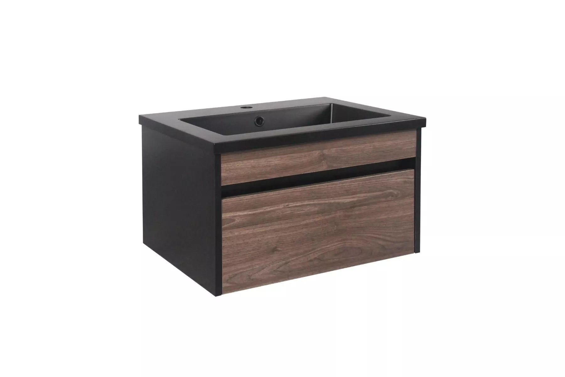 Bijiou Bathroom Cabinet Vague Noire 600mm Walnut